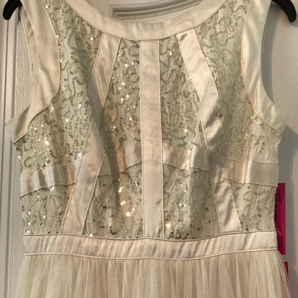 Cream colored  formal dress